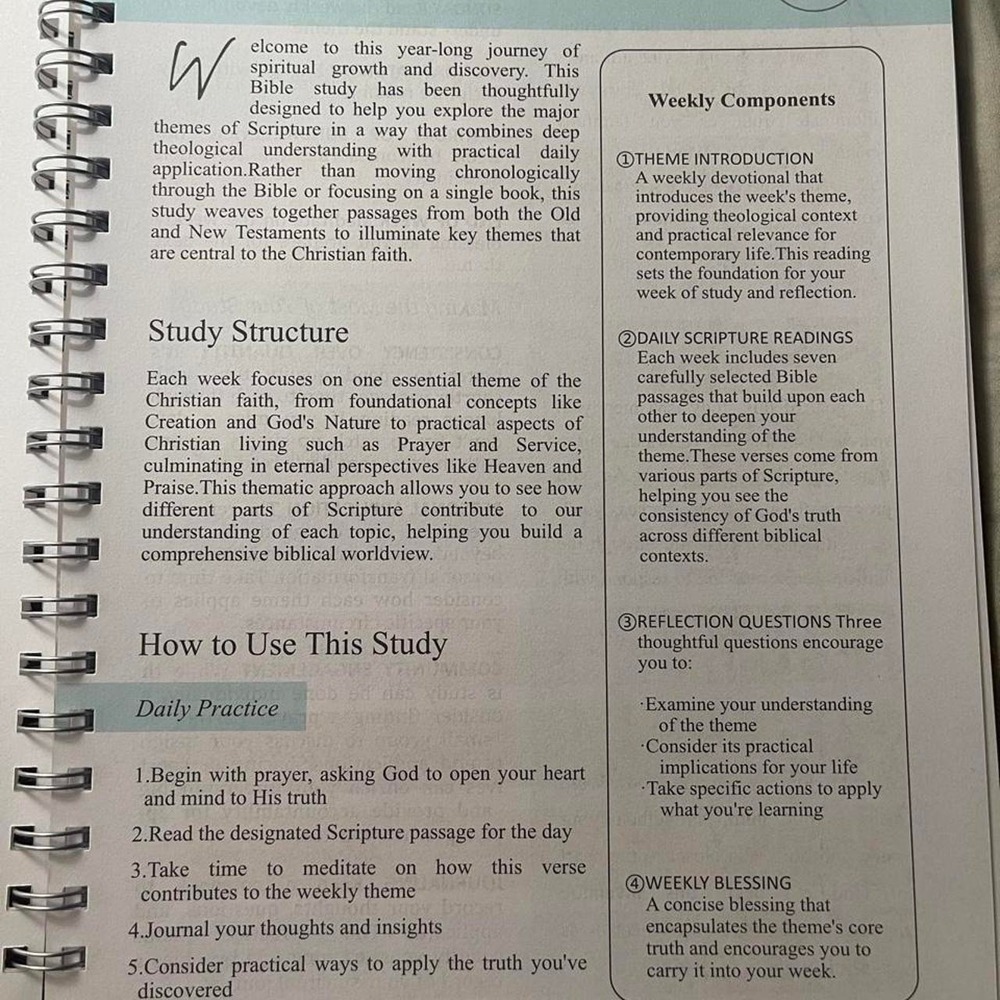 The Bible in a Year: A 52-Week Journey Through God's Word Brand new. - Picture 3 of 8